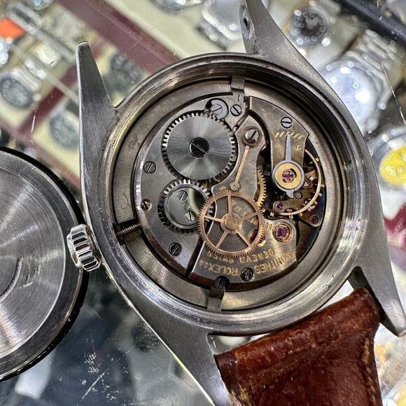 Vintage 1950s ROLEX Oysterdate Precision 6494 Hand-Wind Wrist Watch - Picture 8 of 10